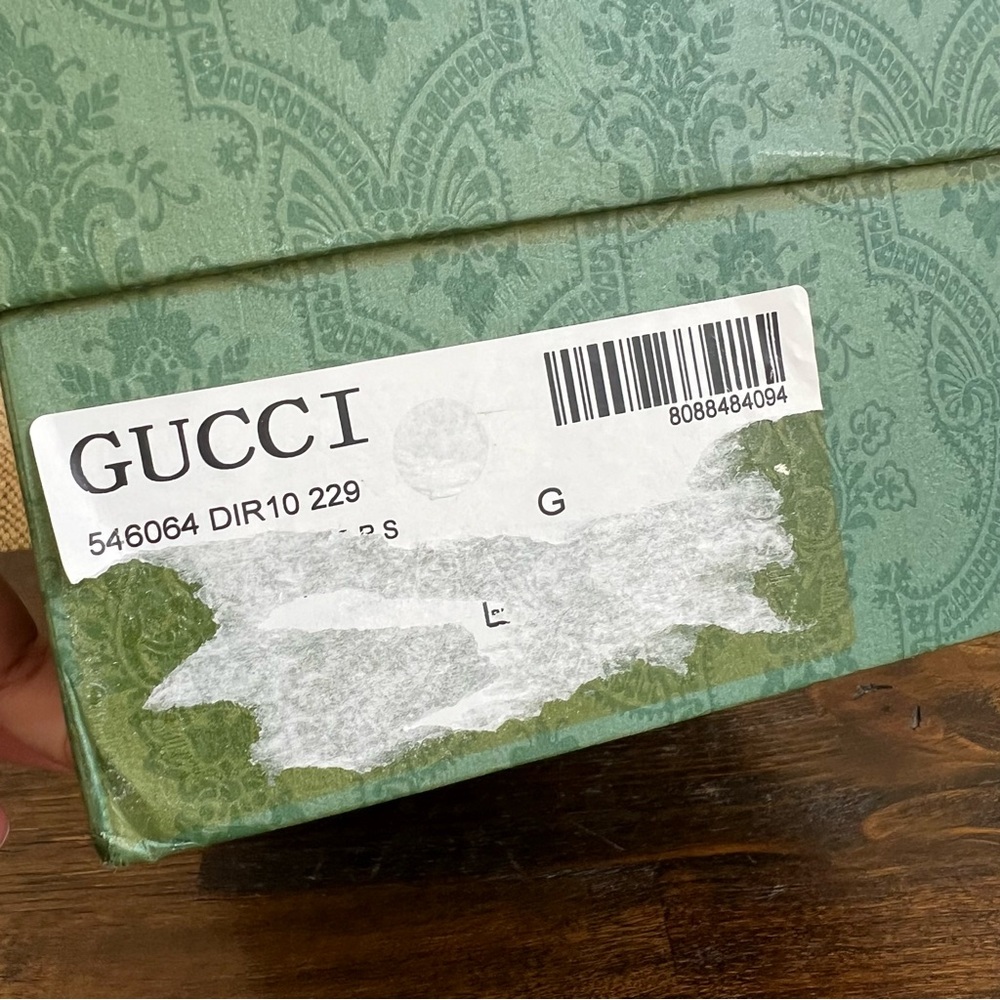 Gucci 1977 Tennis Canvas Low-Top Green/Red Web Sneakers Gucci 8 (US8.5) - Picture 15 of 17